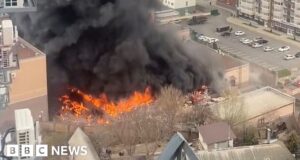 Fire at security building in Russia’s Rostov-on-Don