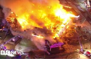 Huge fireball engulfs church in New Jersey