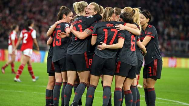 Arsenal trail in Champions League tie with Bayern