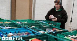 Cost of living: Food banks used by 3% of UK families