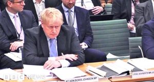 Boris Johnson questioned about leaving-do photo