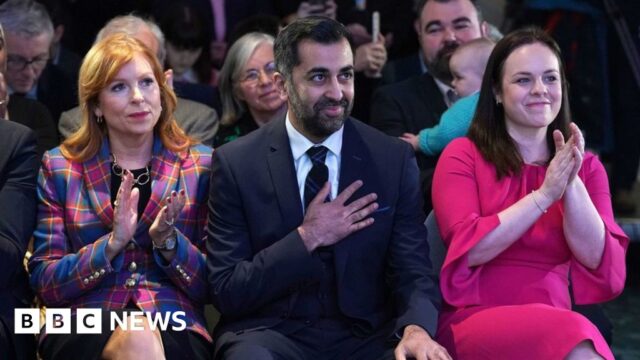Humza Yousaf succeeds Nicola Sturgeon as SNP leader