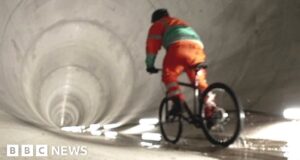 Watch: Bike ride through UK’s new super sewer