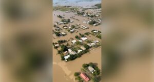 Australians warned to avoid crocodile-infested waters after record-breaking Queensland floods
