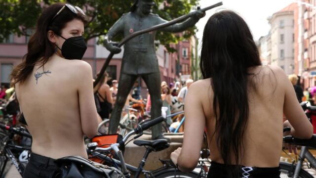 Opinion: This is about far more than swimming topless