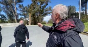 Video: California man watches helplessly as tree falls on neighbor’s house