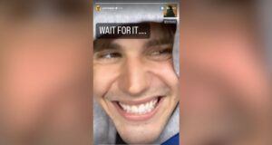 Justin Bieber all smiles with facial paralysis update