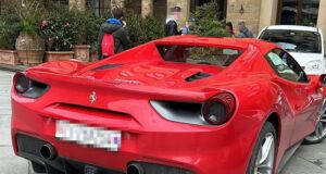 US tourist fined $500 for driving Ferrari into Florence’s famous piazza
