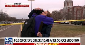 Fox News reporter hugs her son on air after he comes out of school shooting