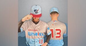 This baseball team chose an exploding whale as its new identity