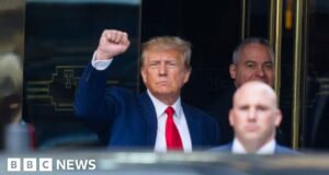In pictures: Donald Trump inside the courtroom