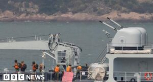 Chinese military rehearses encirclement of Taiwan