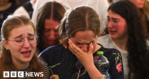 Maia and Rina Dee: Father mourns at funeral of sisters killed in West Bank
