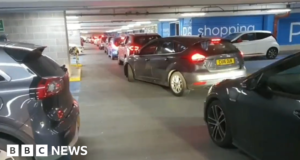 Cardiff: St David’s apologises after drivers stuck in car park