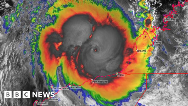 Cyclone Ilsa: Powerful storm hits Western Australia