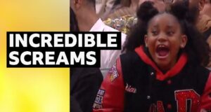Secret tactic? NBA star’s daughter screams to put off opponents