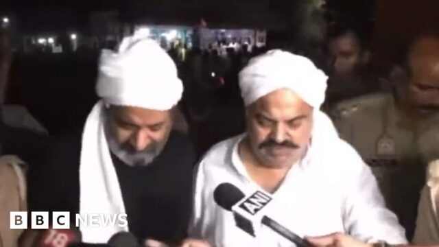 Atiq Ahmed: Former Indian politician and brother shot dead live on TV