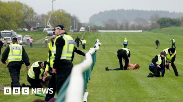 Protesters charged over Scottish Grand National course invasion