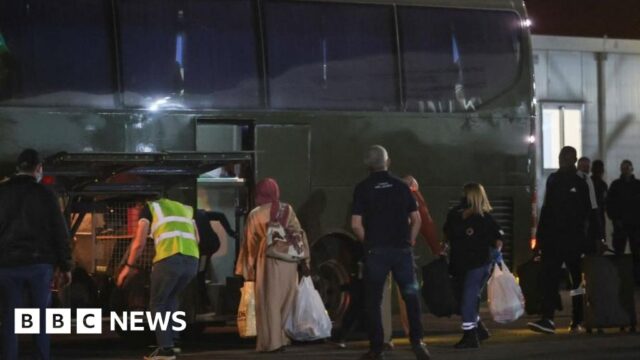 Sudan: First evacuation flight of UK nationals lands in Cyprus