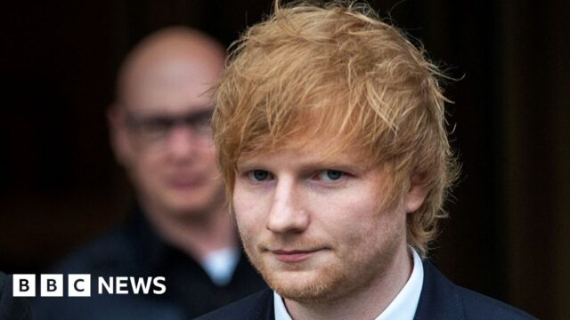 Ed Sheeran appears in NYC court for start of copyright trial