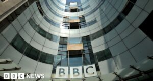 What made BBC chairman Richard Sharp change his mind and quit?