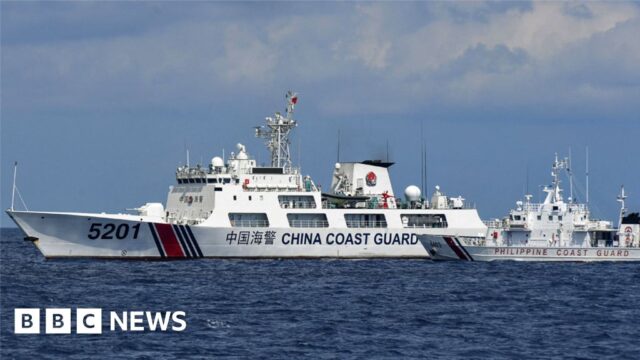 ‘Dangerous manoeuvres’ in China and Philippines’ cat-and-mouse sea chase