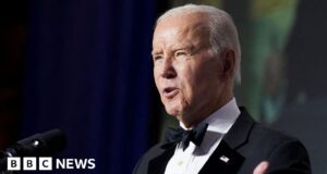 Biden jokes about his age at annual press event