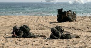 US and South Korea send thousands of troops and 23-ton vehicles to practice beach assault