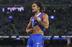 AFL star Jamarra Ugle-Hagan recreates iconic anti-racism gesture after enduring racist taunts in prior match