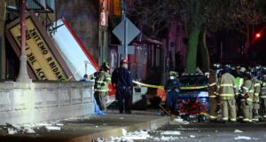 1 dead, at least 28 injured after roof collapses at the Apollo Theatre in Illinois following dangerous storms