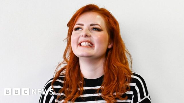 Blind presenter Lucy Edwards hosts Eurovision description show