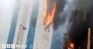 Watch: Flames engulf key bank in Sudan’s capital