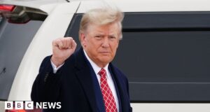 Donald Trump says it is ‘great to be home’ on visit to Scotland