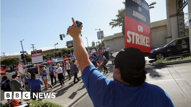 Jimmy Fallon and Stephen Colbert shows off air due to TV writers’ strike