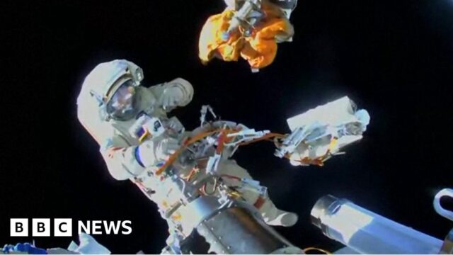 Watch space junk drift away into the dark