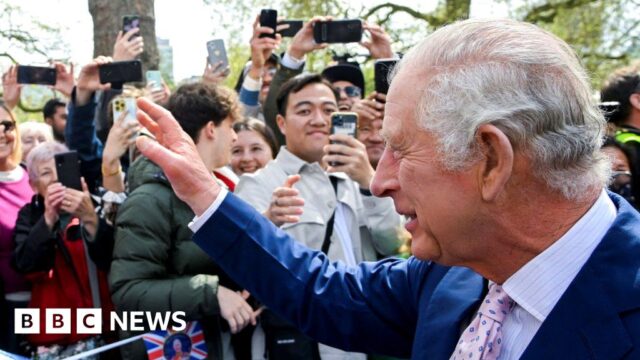 Coronation: Public wish King Charles luck on walkabout