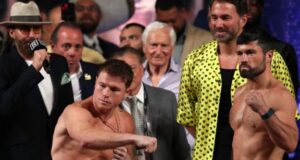 Alvarez sends fans into frenzy at weigh-in