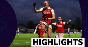 ‘Magnificent’ Maanum strike keeps Arsenal in title race