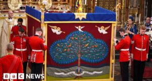Creating King’s anointing screen was an honour, says designer
