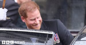 Harry’s hurried visit to London… in 60 seconds