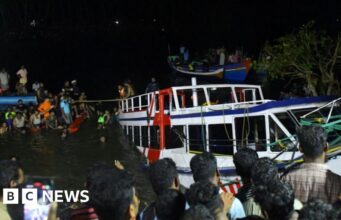 India Kerala: At least 21 dead as boat capsizes