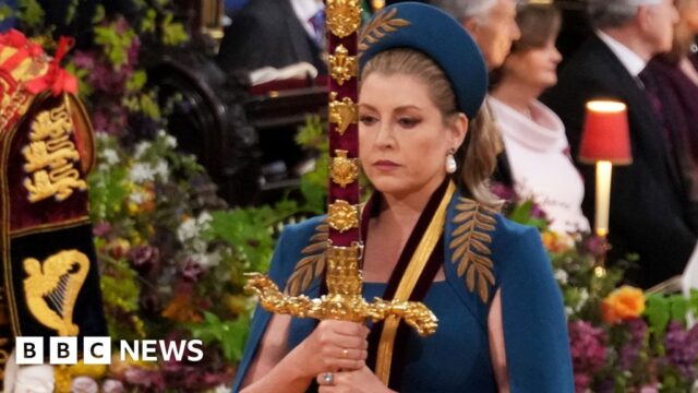 Coronation: I took painkillers before carrying sword, says Penny Mordaunt
